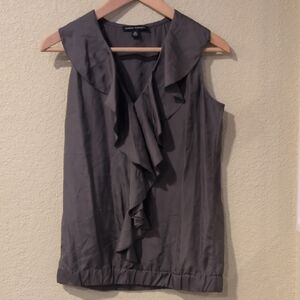 Banana Republic Charcoal Sleeveless Top
